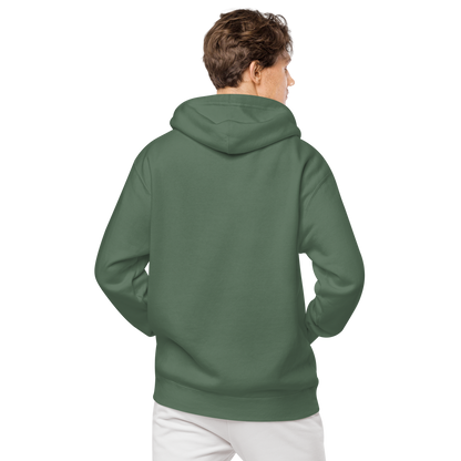 RecordsUnisex pigment-dyed hoodie