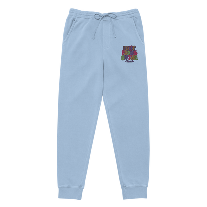 DFOTS Embroidered Unisex pigment-dyed sweatpants